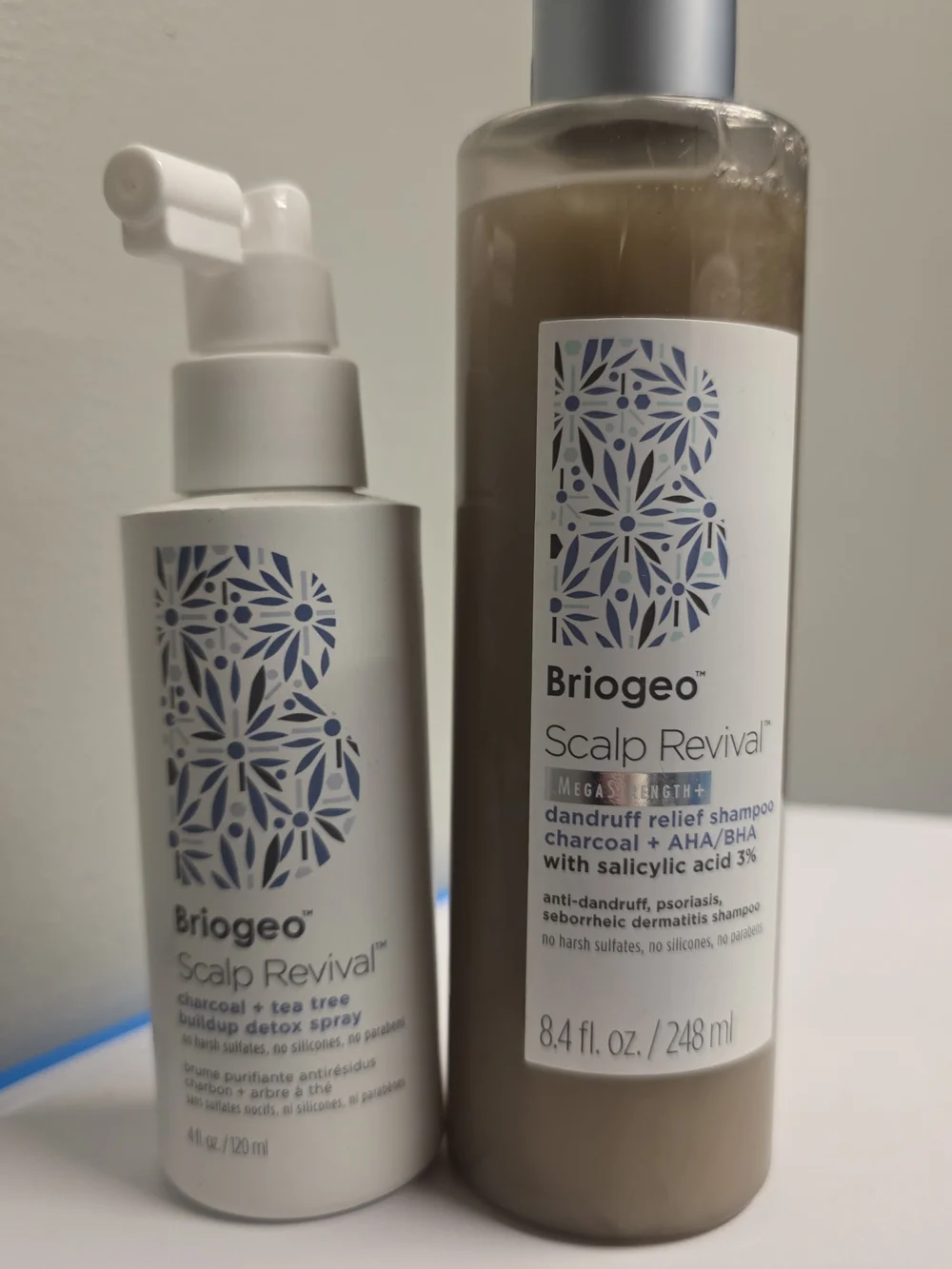 Briogeo Scalp Revival Set Dandruff Relief Shampoo & Buildup Detox Spray Bundle